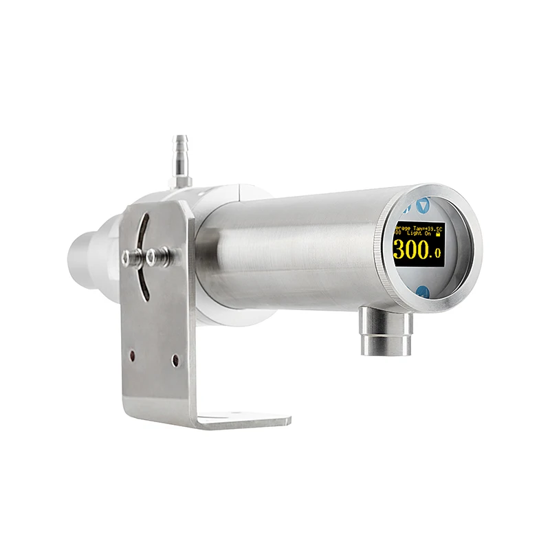 High Temperature Stainless Steel Infrared Thermometer for Aluminum Sheet Temperature Measurement OEM/ODM Customizable IP65 Rated