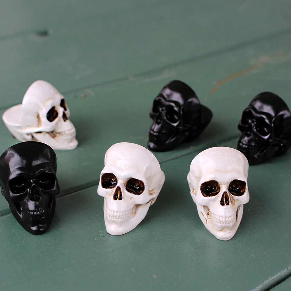 

6pcs Skull Flower Pot Feet Resin Plant Risers For Outdoor Indoor Garden Planter Lifters Decorative Pot Feet For Planters