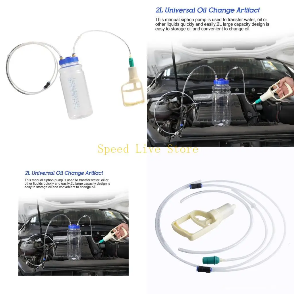 547C User Friendly 2L Oil Extractor Pump Manual Hand Pump For Smooth Automotive System Maintenance