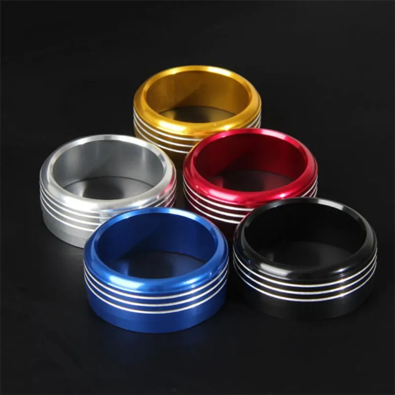 3Pcs/Set Car Styling AC Adjustment Knob Decorative Ring For Subaru Forester Impreza XV Crosstrek WRX Levorg Auto Accessories view 3