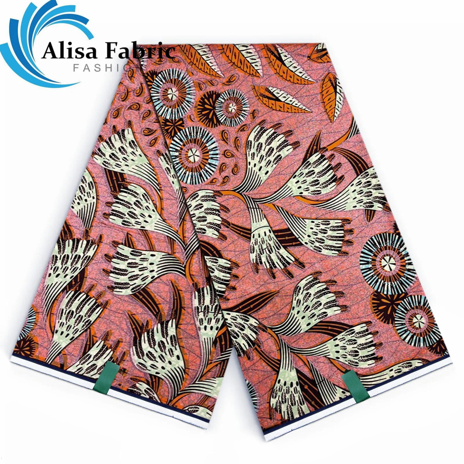 

Grand Super 100% Cotton African Wax Fabric High Quality Wax Print Ankara Fabric For Sewing 6yards Women Fabric VL1990