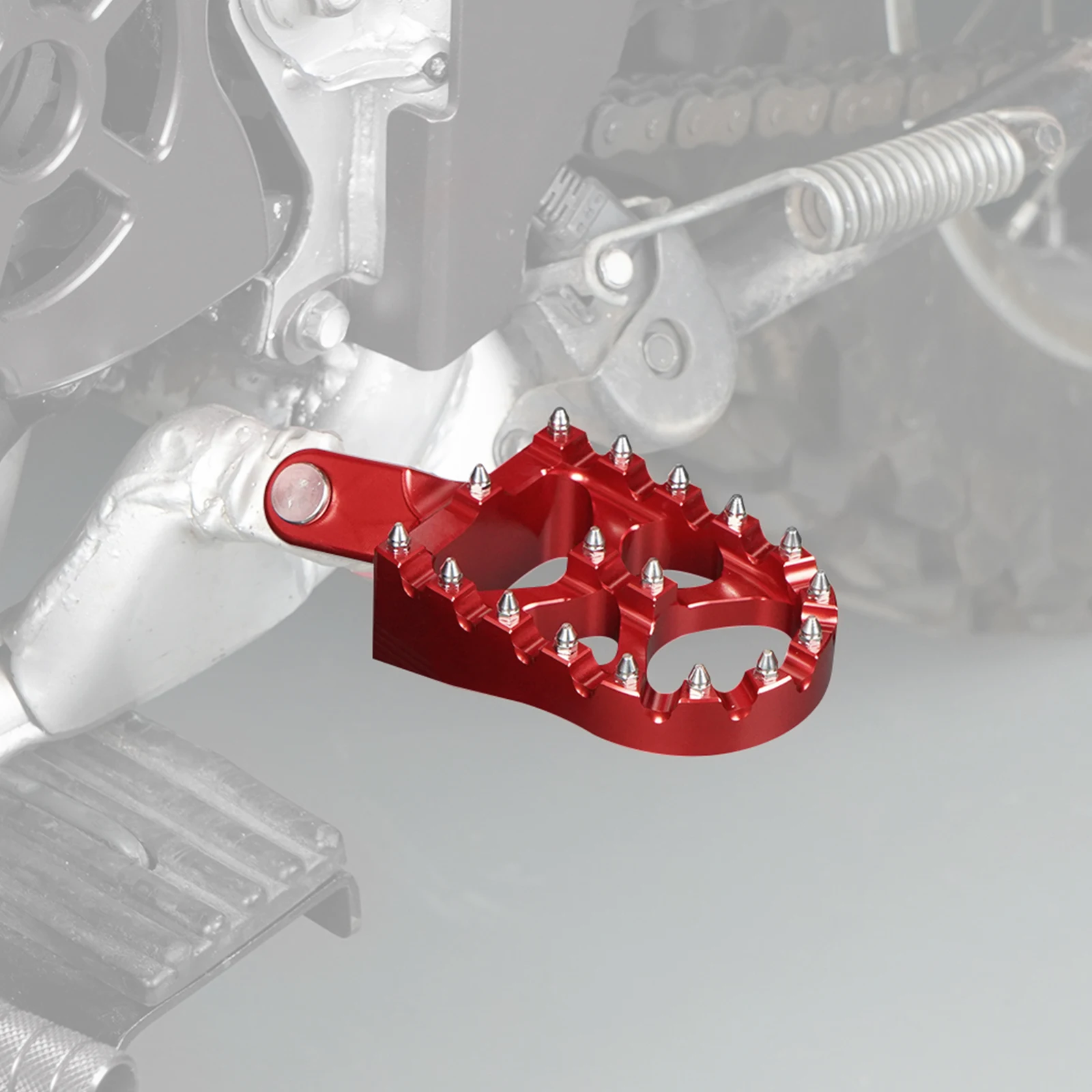 NICECNC Für Honda XR650L 1993-2025 Motorrad CR80R CR85R XR250R XR400R XR600R XR650R Fußrasten Fußstützen Pedale – Detail 11