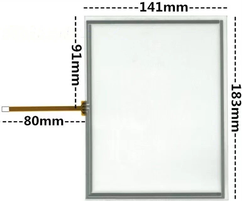 1PCS 8-inch resistive touch screen 183 * 141 industrial grade industrial control equipment touch screen AMT9556