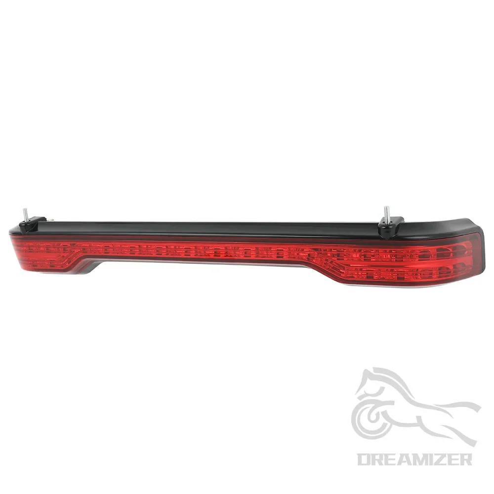 

For Harley Touring Road Electra Glide Ultra 2014+ Motorcycle Tour-Pak King Rear LED Light Tour Pack Brake Turn Signals Tail Lamp