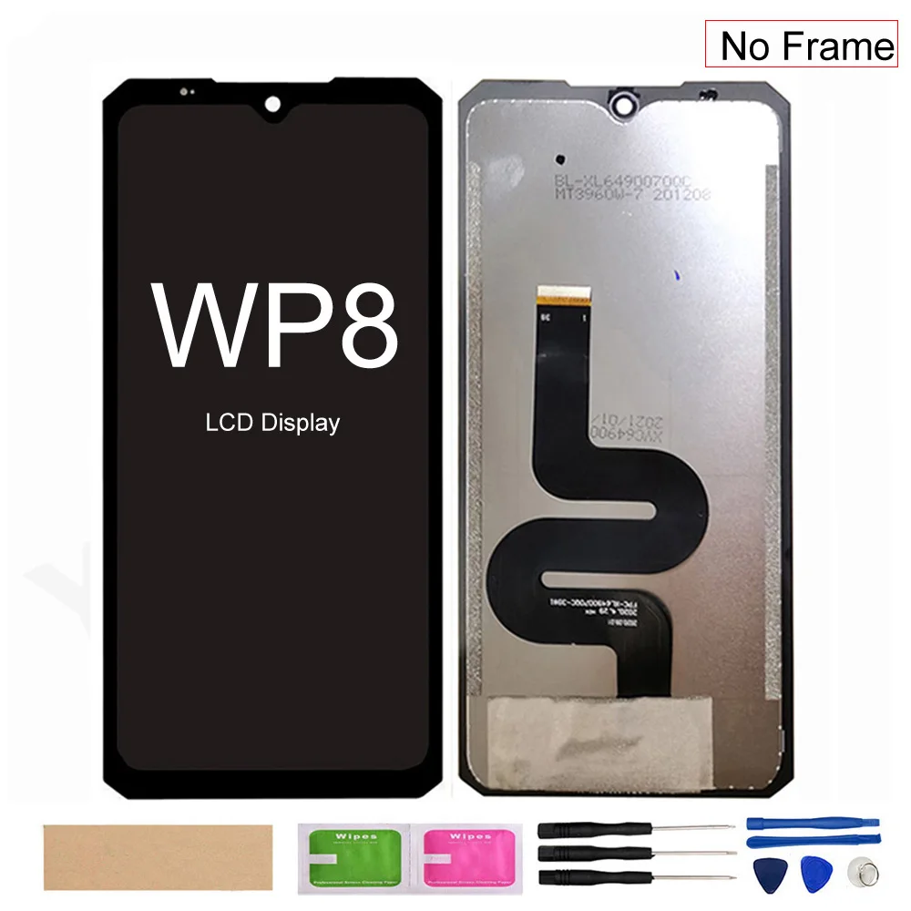 LCD Display Touch Screen Digitizer Assembly for Oukitel WP10,WP9,WP7,WP6,WP5 Pro,WP1,WP8 Pro