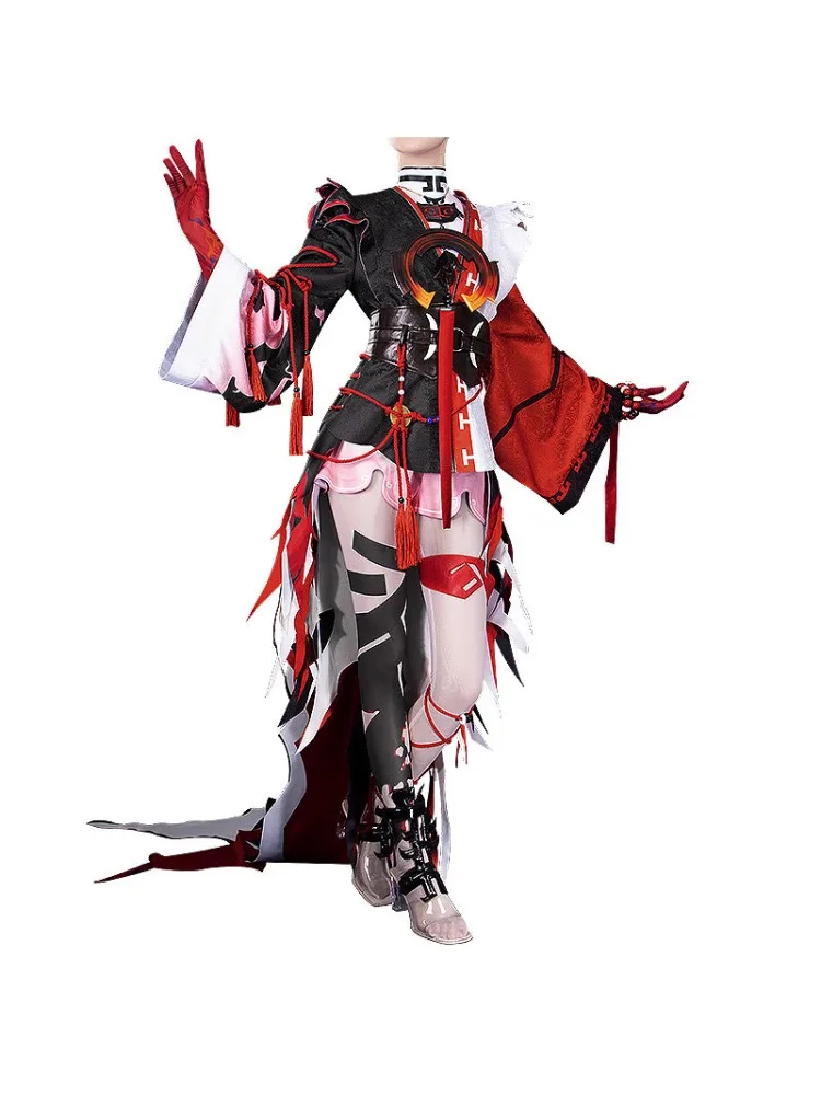 Arknights Nian Cosplay Kostüm Ambience Synesthesia Komplettset Hochwertiges Outfit Halloween Karneval Onicos
