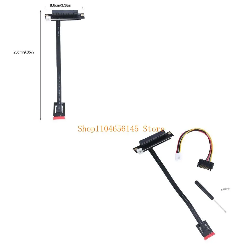 

Кабель-переходник 5asd M.2 A+E к PCIe с входом питания 12 В, 4-контактное соединение, высокая производительность для