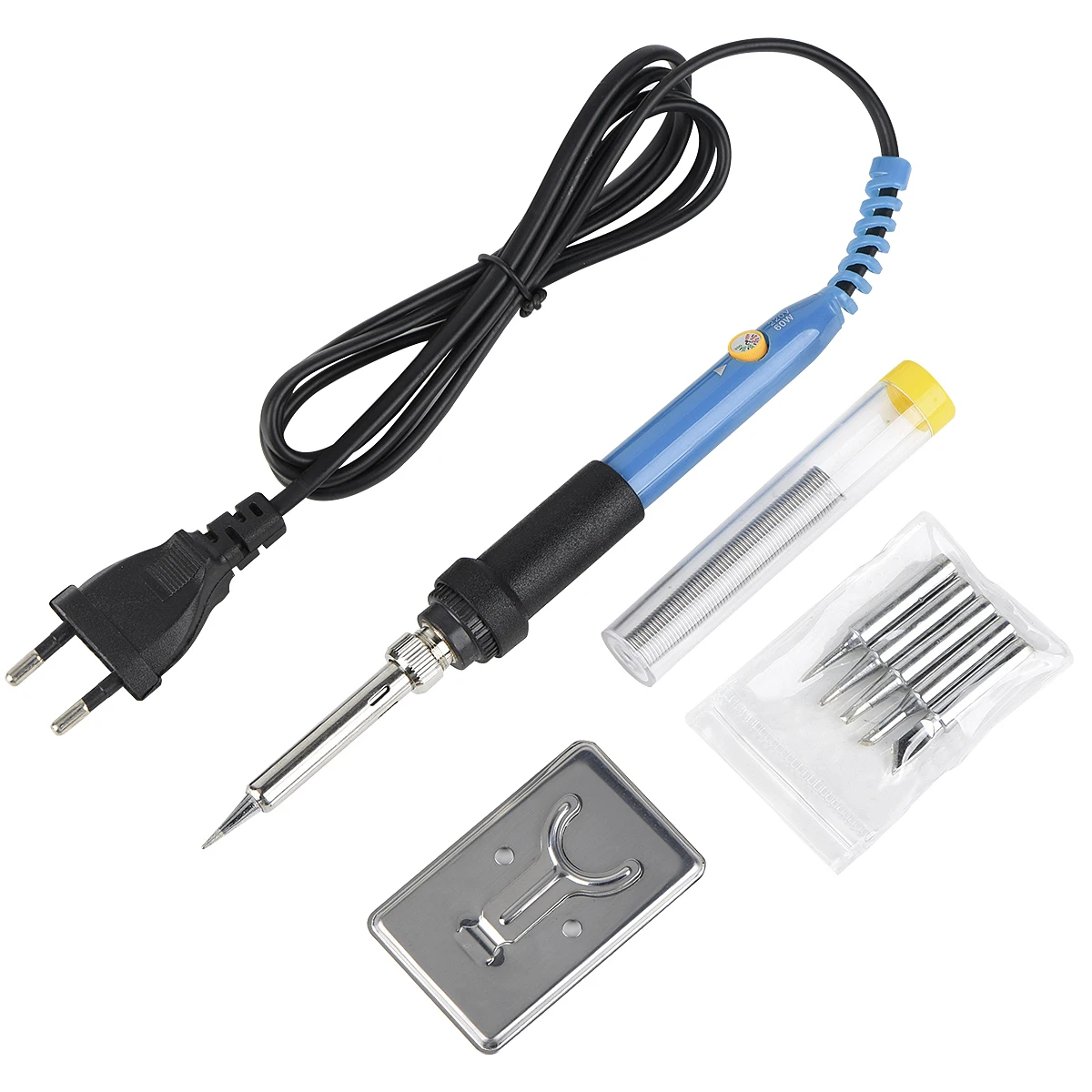 QHTITEC-Juego de soldador eléctrico con temperatura ajustable, estación de soldadura LCD, herramientas de reparación de soldadura, 220V/110V, nuevo