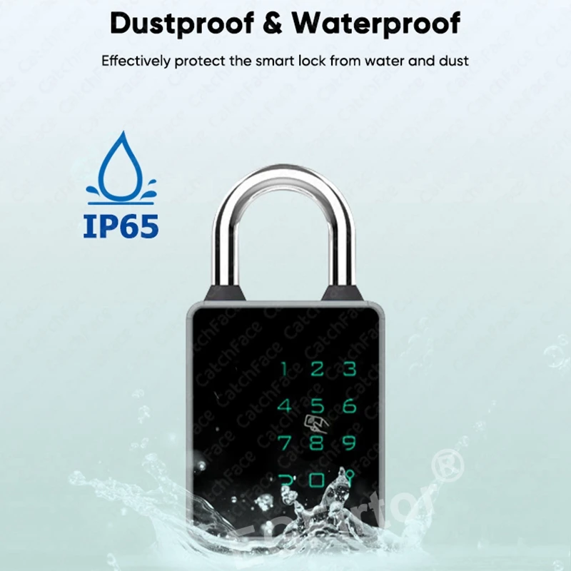 TTLOCK Padlock Tuya APP IC Card RFID Password Key NFC Unlock Way Waterproof IP65 Bluetooth Smart Electronic Door Lock