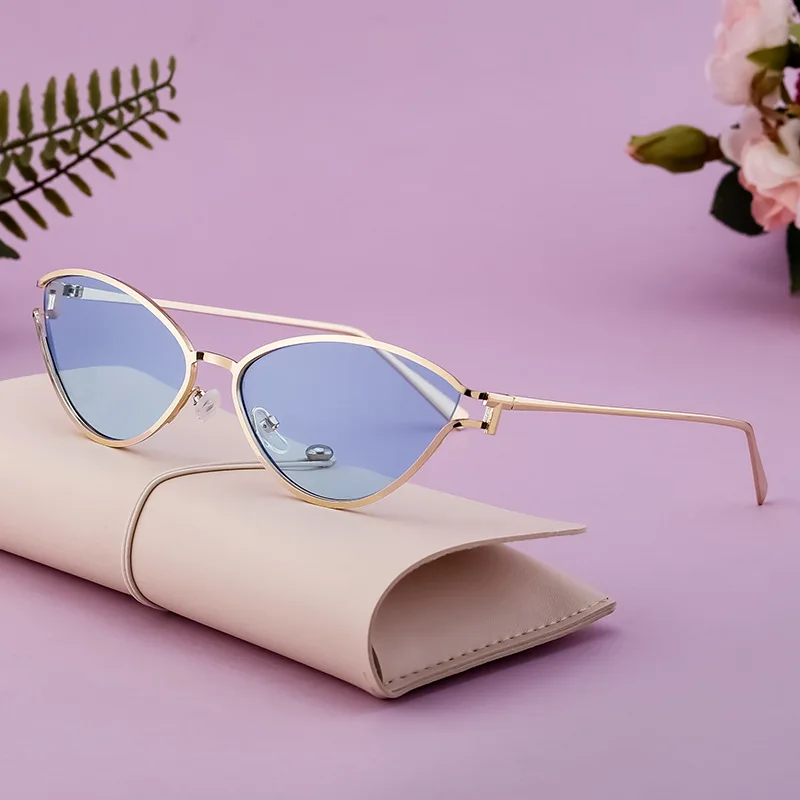 خمر إطار صغير ظلال الرجعية البيضاوي الأسود النظارات الشمسية للجنسين الفاخرة العلامة التجارية مصمم الوردي نظارات شمسية الإناث السفر النظارات