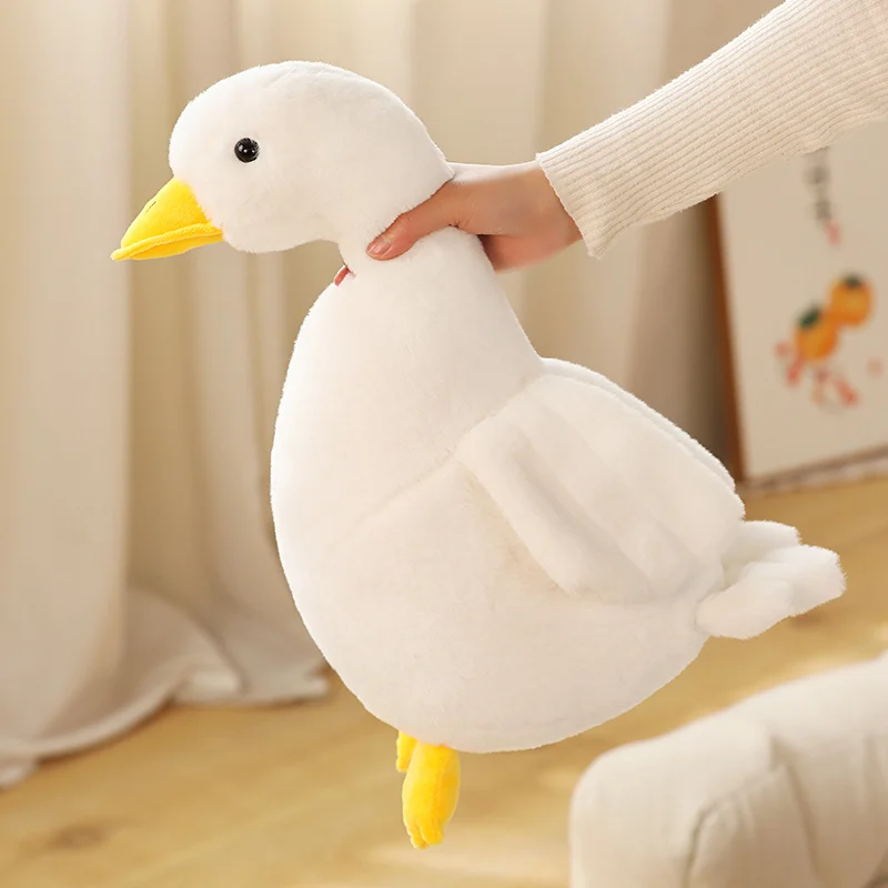 30/40cm Simulation Cartoon Duck Plush Toy Cute Stuffed Animals Yellow Ducks Plushies Doll Lifelike Goose Soft Kids Toys for Girl