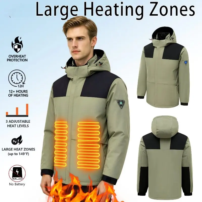 hooded-heated-jacket-waterproof-windproof-smart-constant-temp-thermal-coat-unisex-3-heat-levels-for-ski-camping
