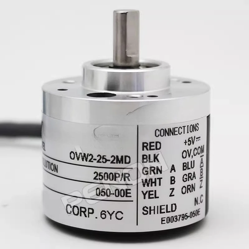 OVW2-25-2MD encoder for rotating 2500P/R pulse solid shaft 6mm inkjet printer, printing machine, etc