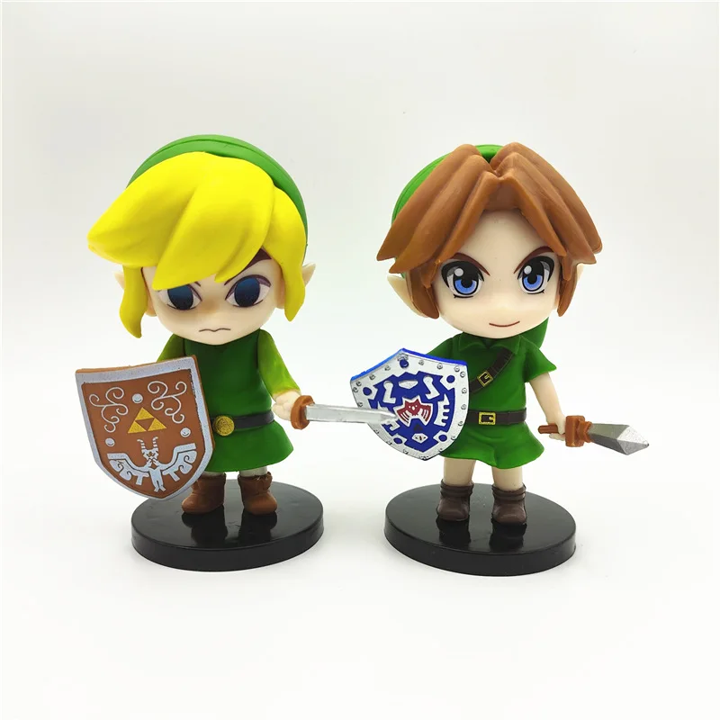 6 Stück/Set Spiel The Legend of Zelda Link Niedliche PVC-Actionfiguren Spielzeug 10cm – Detail 5