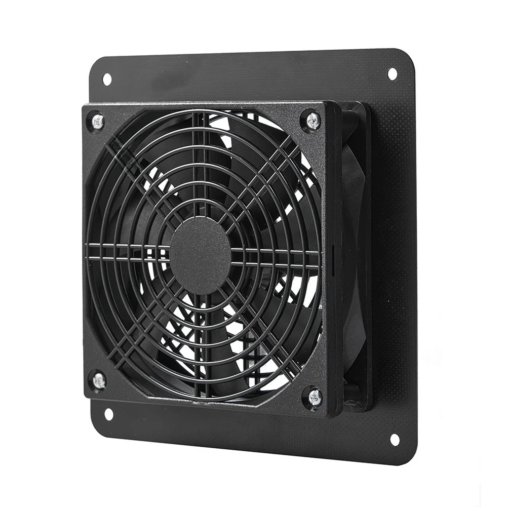 12V 3W Solar Powered For Exhaust Fan 76.3CFM Black Plastic For Mini Ventilation For Pet Shack Poultry House Cooling Air Quality