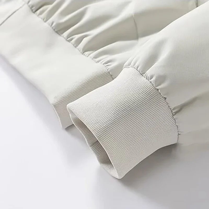 الخريف الرجال Bomber سترة بلون جيب سستة سترة واقية الوقوف طوق الصيد في الهواء الطلق التكتيكية سترة عادية ملابس خارجية #5