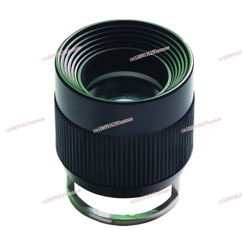 

10X Line Value Division Glass Magnifier, Precision Measuring Magnifying Glass for Detailed Observation