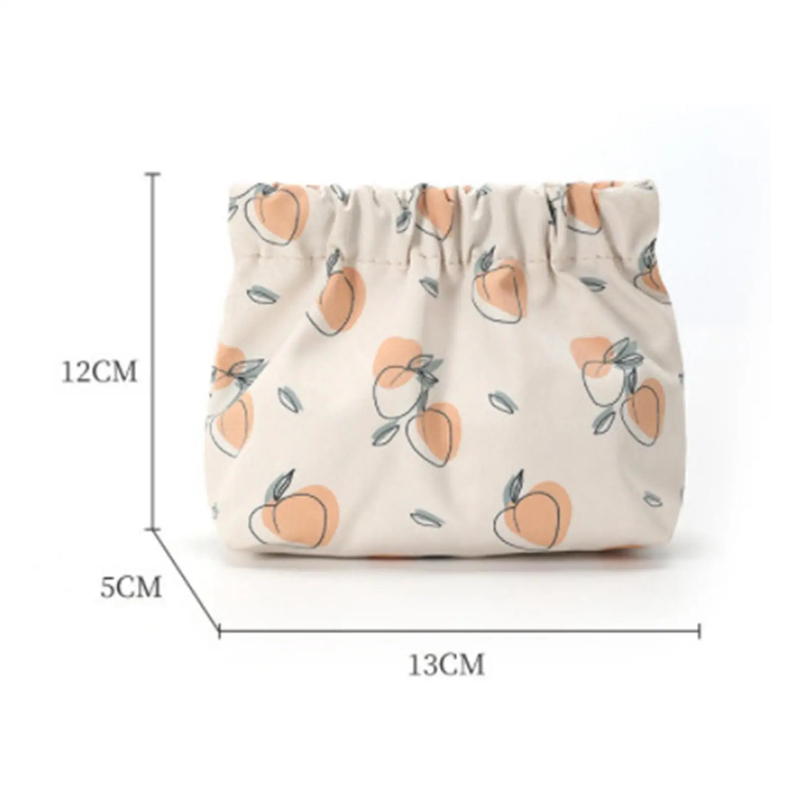 حقيبة مستحضرات التجميل الصغيرة ذات المحفظة العلوية للجيب، منظم حقيبة مكياج مقاومة للماء لحفلات المواعدة أثناء السفر