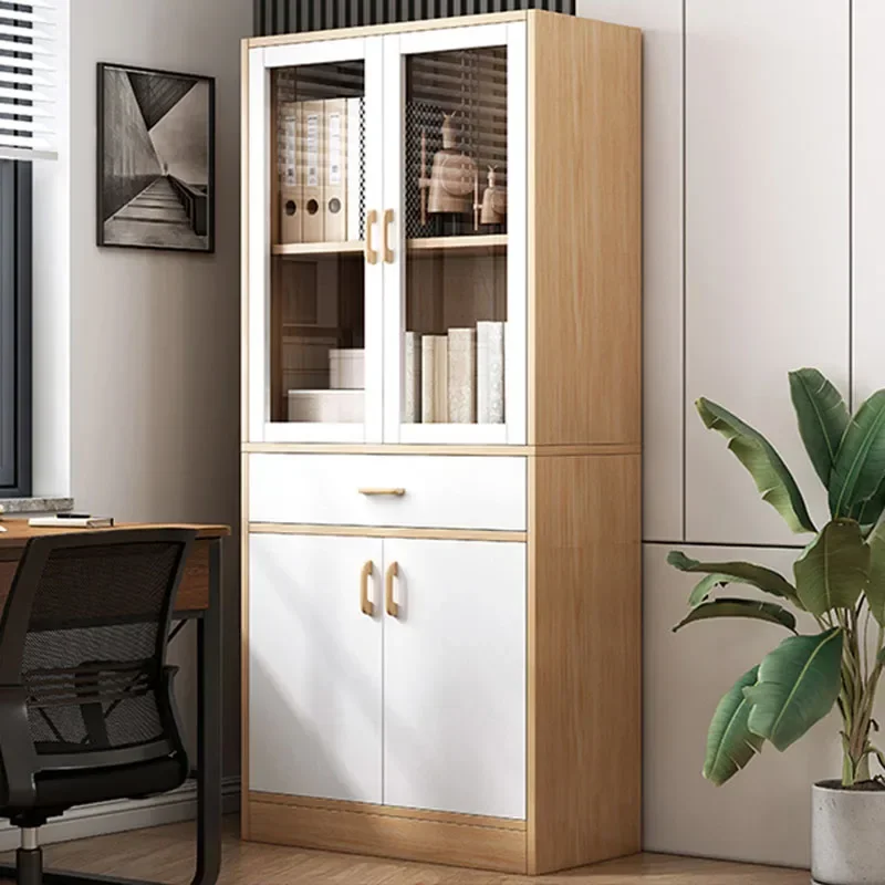 

y Rangement Glass Filing Cabinet Doors Display Nordic Locker Office Cupboards Vertical Modern Armoires
