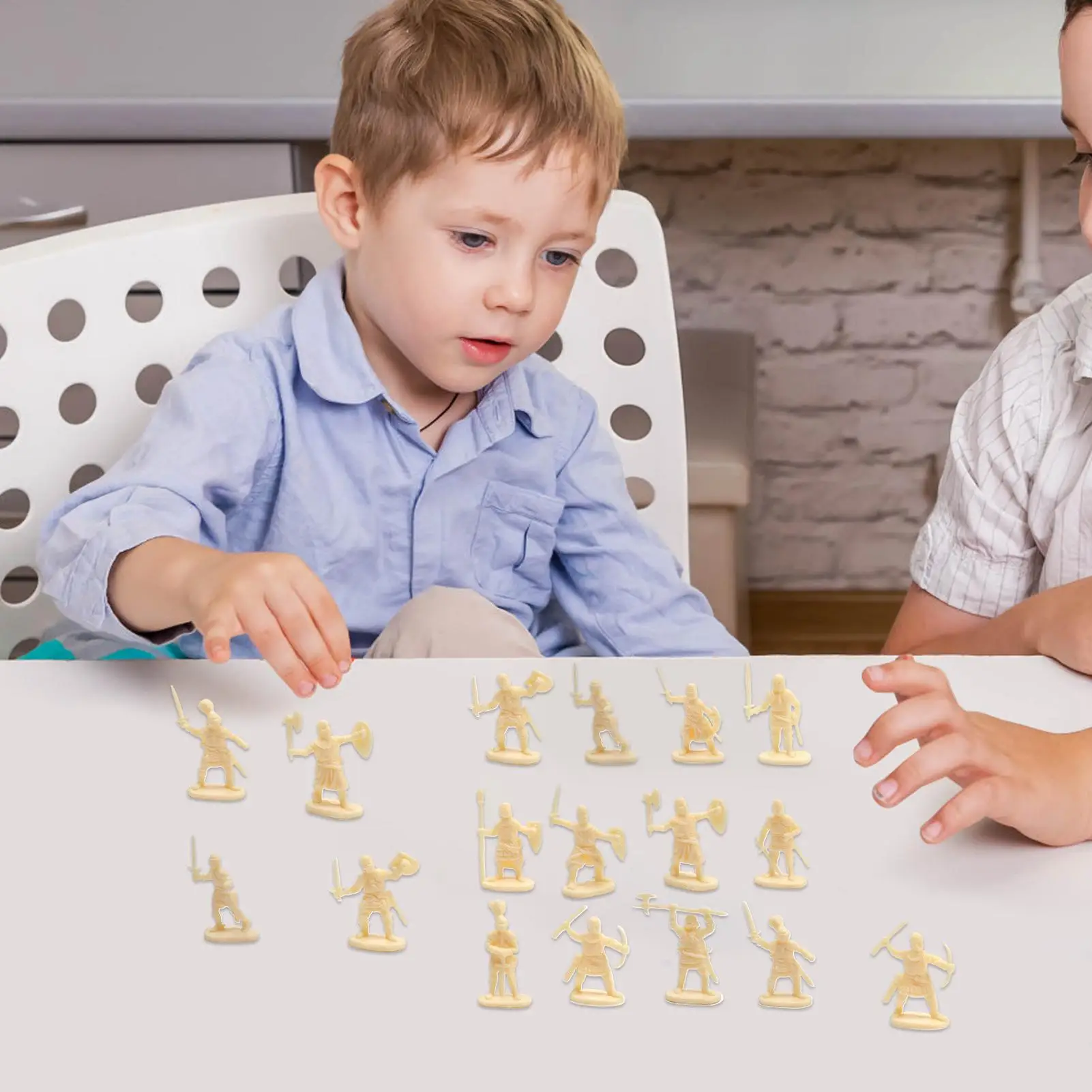 Soldiers Figures Soldiers Figures Toy Miniatures Ancient Model Statues Board Game Playsets 100x For Cake Decorations Educational view 2