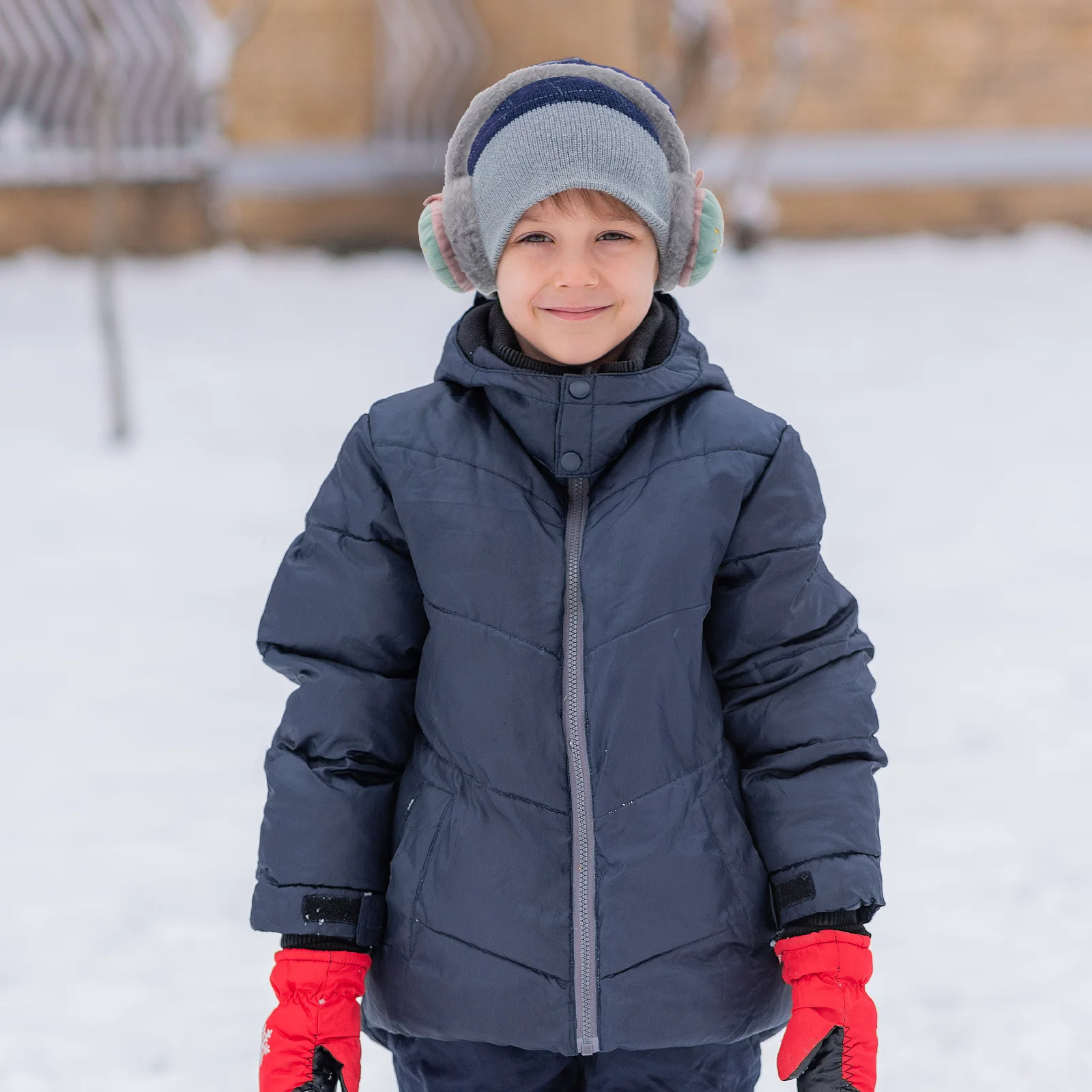 غطاء أذن شتوي لطيف - تصميم مطرز كرتوني رائع - عصابة رأس ناعمة دافئة للأذن للطقس البارد في الهواء الطلق #4