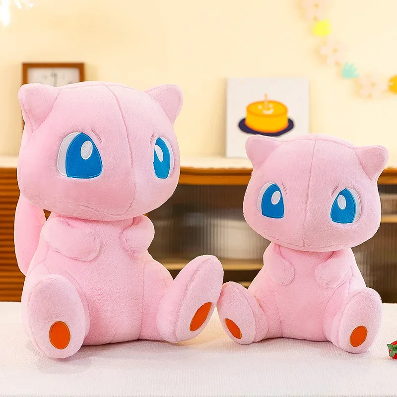 35/45CM New Pokemon Mew Plush Cute Huge Toys Pink Mew Anime Doll Cute Stuffed Plushie Gift For Children Birthday Kids