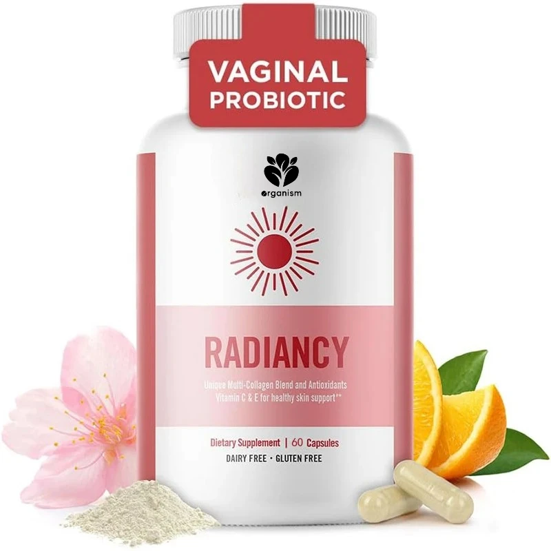 

Probiotics improve vaginal dryness and pH balance, hyaluronic acid, vitamin C, and composite collagen-60 capsules