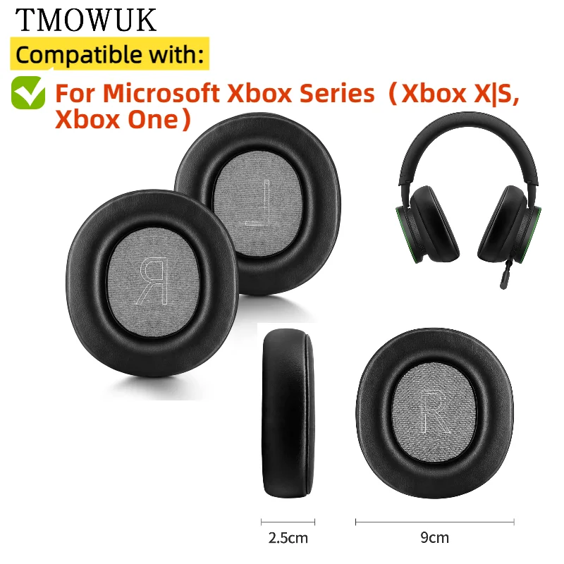 

Ear Pads pillow Cushion Cover For Microsoft Xbox Series（Xbox X|S, Xbox One,） Headphone Ear Pad High Quality head beam TMOWUK