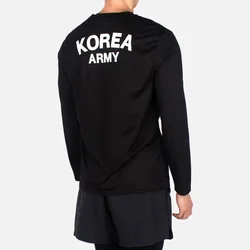 Spring and Autumn period R O. K.A KOREA Outdoor Sports and Leisure Men's Pure Cotton Loca Long Sleeve Cotton T-shirt