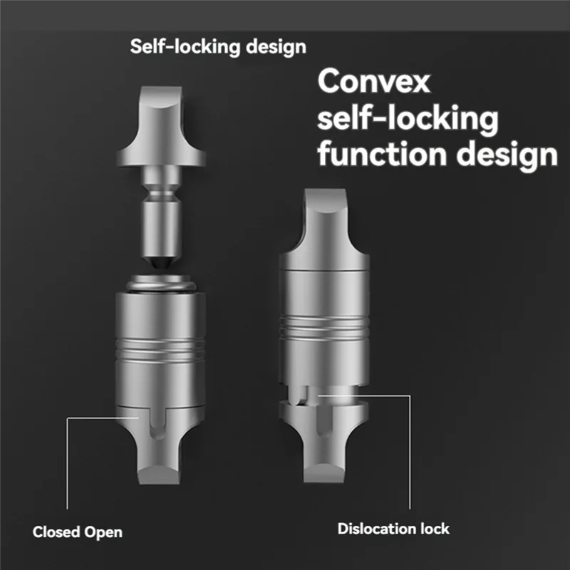 ABJY-2PCS Titan Legierung Rotierenden Ring Schnalle Schlüsselbund Taille Gürtel Schnalle Frühling Lock Schlüsselring Outdoor-Tool