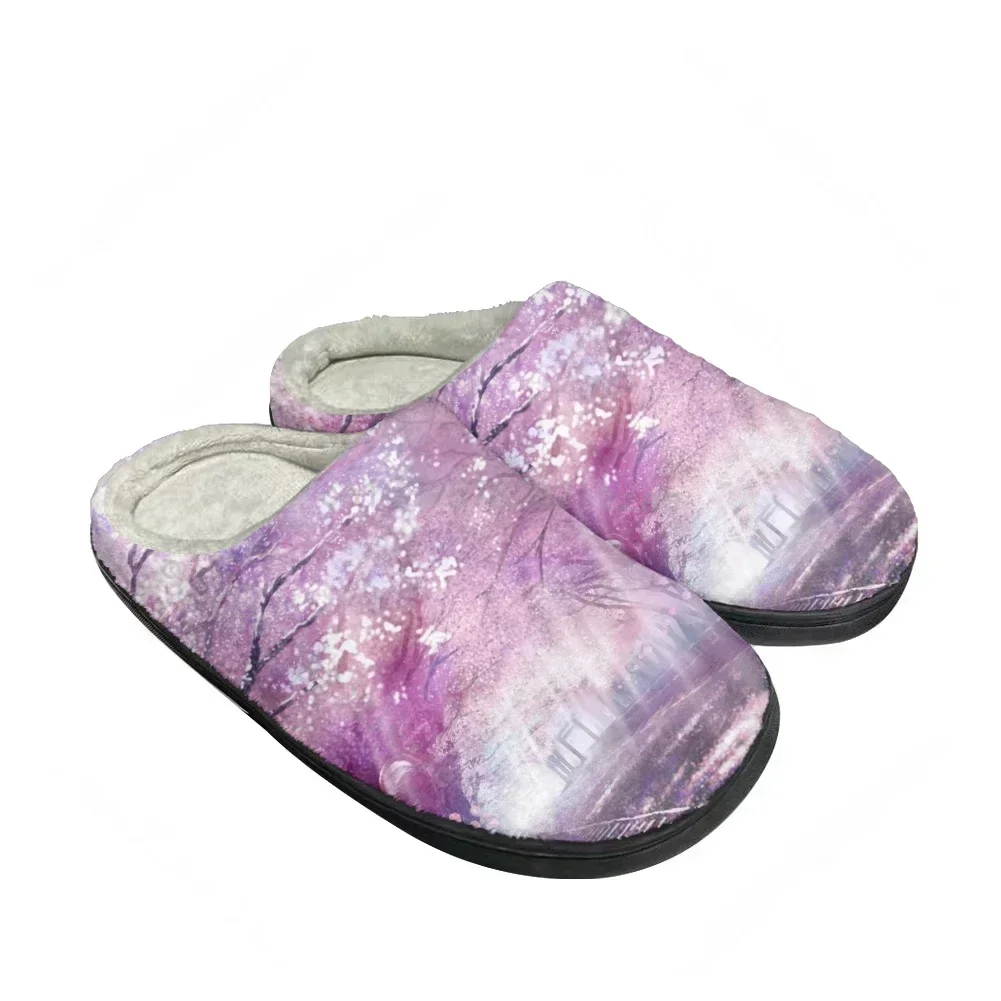 

Модные хлопковые тапочки Cherry Blossom Sakur, мужские и женские, плюшевые, повседневные, теплые, комфортные, термостойкие.