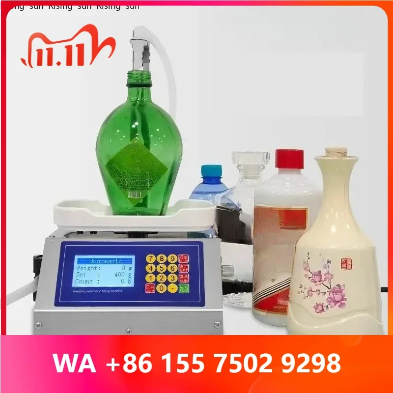 csy-320010ml-3000ml Weighing Diaphra Pump Filling hine Electronic Scale Liquid Filler Oil Water Drink Wine Jui