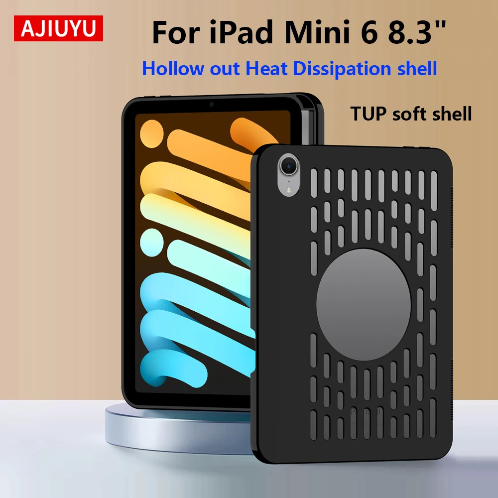 TPU Soft Back Cover für iPad Mini 6. Generation 8,3 Zoll Mini 6 Mini6 2021 Tablet Gaming Wärmeableitende Schutzhülle.