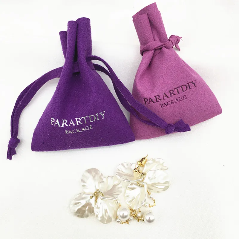 50 microfiber personalized color logo drawstring bags custom bags jewelry bags necklace bags packaging bags