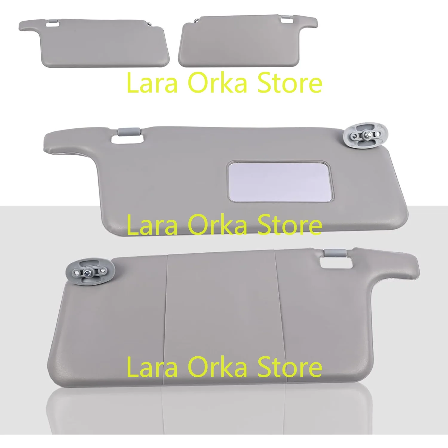 2PCS Interior Sun Visor Sunvisor Compatible with Honda Civic 1996-2000 iES CX DX EX EXR HX LX 83230-S01-A32ZC 83280-S01-A32ZA
