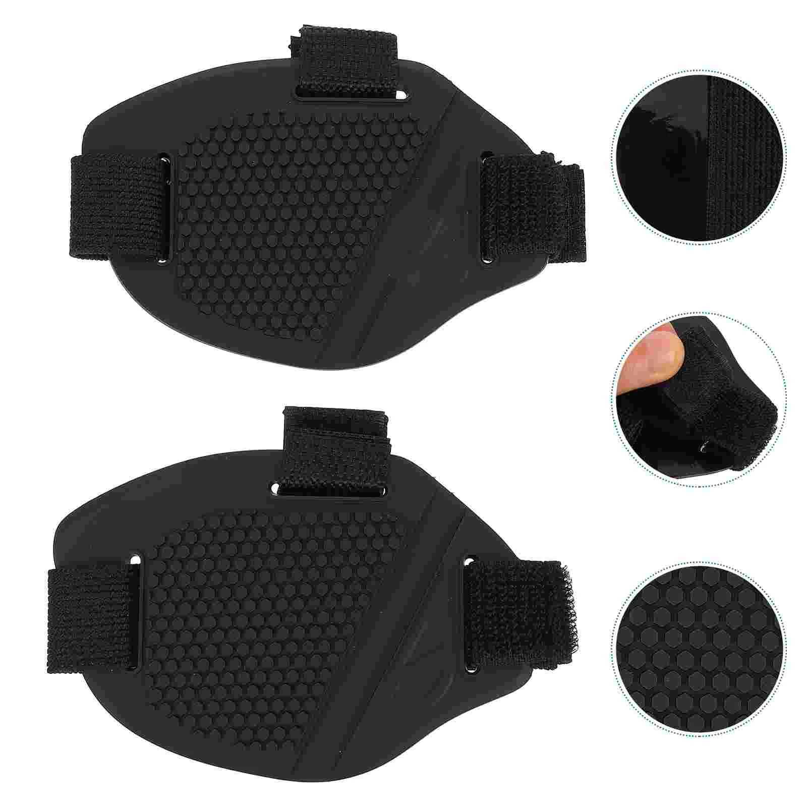 2 Pcs Motorcycle Shoes Pad Gear Shift Cover Riding Supply Waterproof Boot Protector