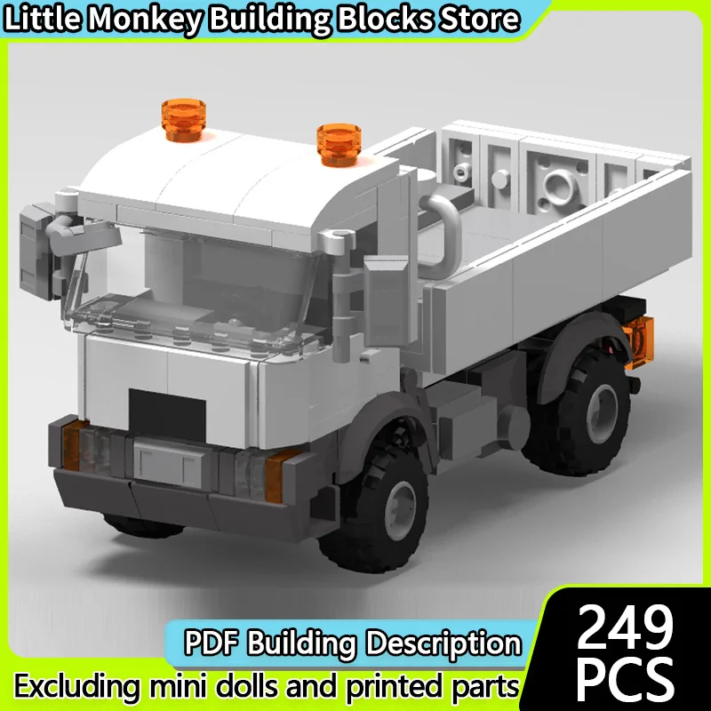 

City Car Model MOC Building Bricks Kommunal Municipal Special Vehicle Modular Technology Children Holiday Gift Assemble Toy Suit