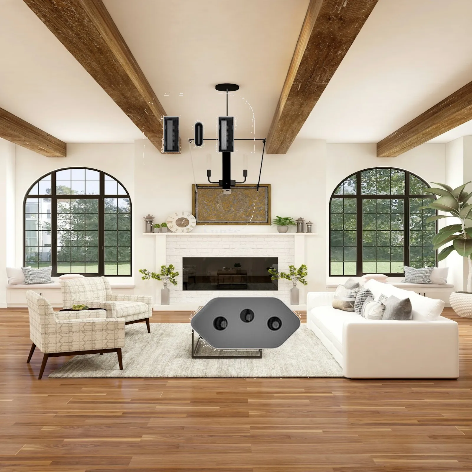 Smart Outlet with Alexa Voice Control and USB Charger for Lamps Fans with Power Monitoring for Efficiency