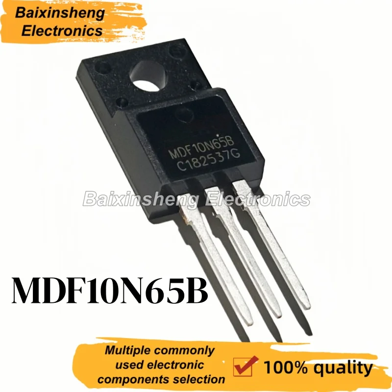 10PCS NEW MDF10N65B MDF10N65 10N65B 10N65 TO-220F N-channel Enhanced Power MOSFET