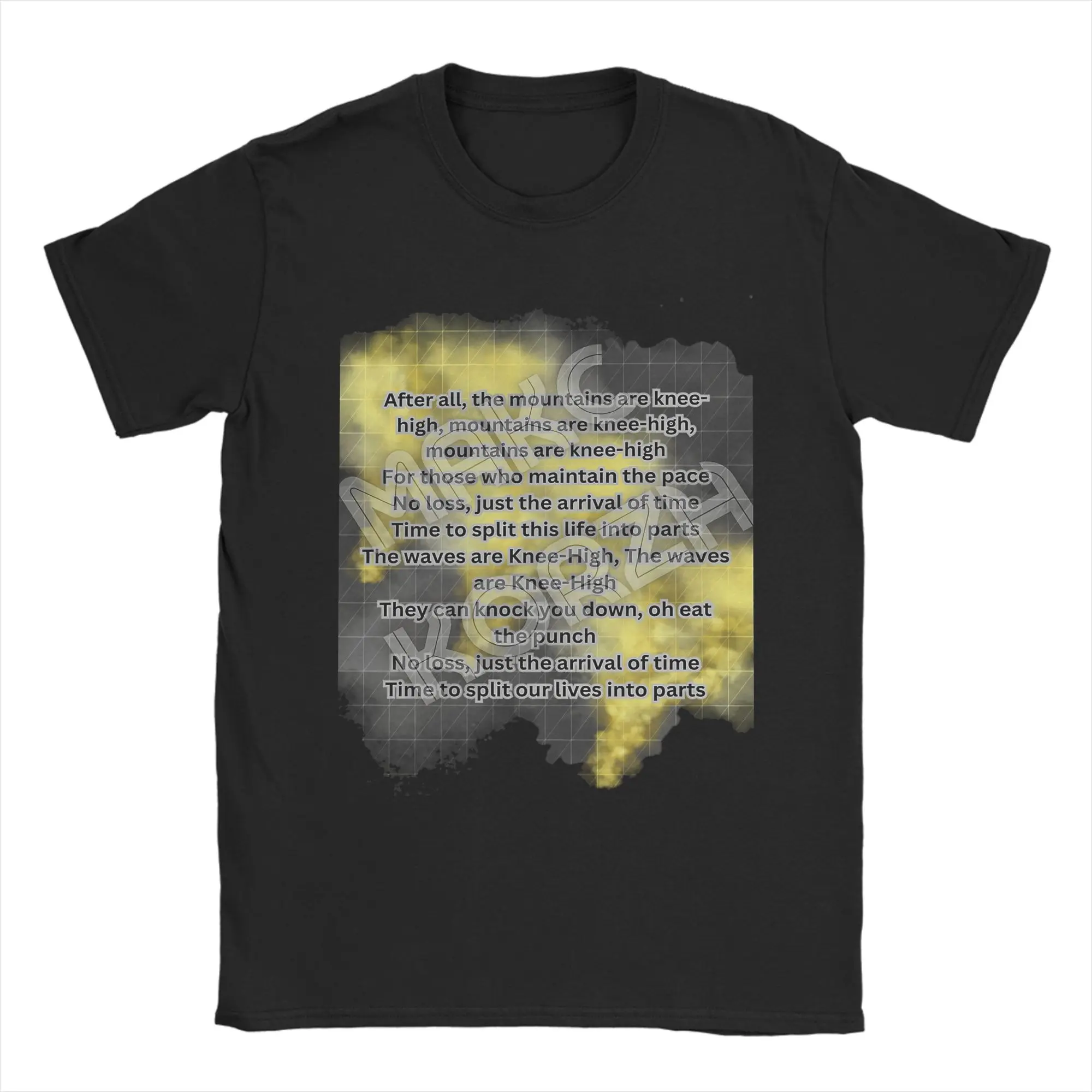 Camiseta MAX KORZH para Homens e Mulheres, Camiseta de Algodão 100% com Estampa Divertida, Gola Redonda, Manga Curta, Roupas Plus Size