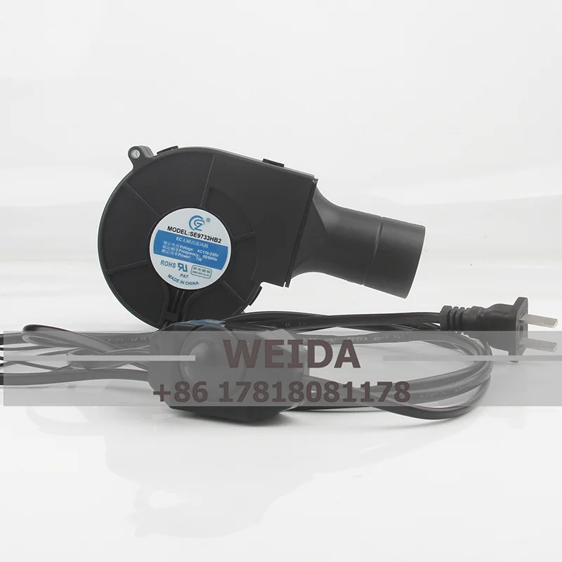

Powerful energy saving AC110V-240V 50/60Hz 7W 9733 brushless reliable mute industrial cooling blower SE9733HB2 cooling fan