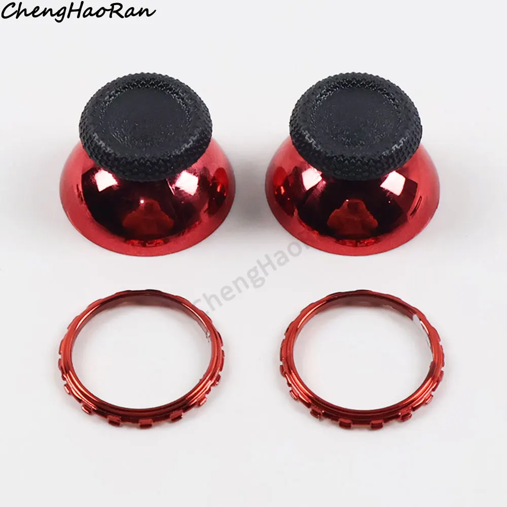 2 Stück für Dualsense 5 PS5 Controller 3D Analog Pilzkappe Thumbstick Joystick Abdeckung und Beschichtungsringe Reparatur Ersatzteile – Detail 8