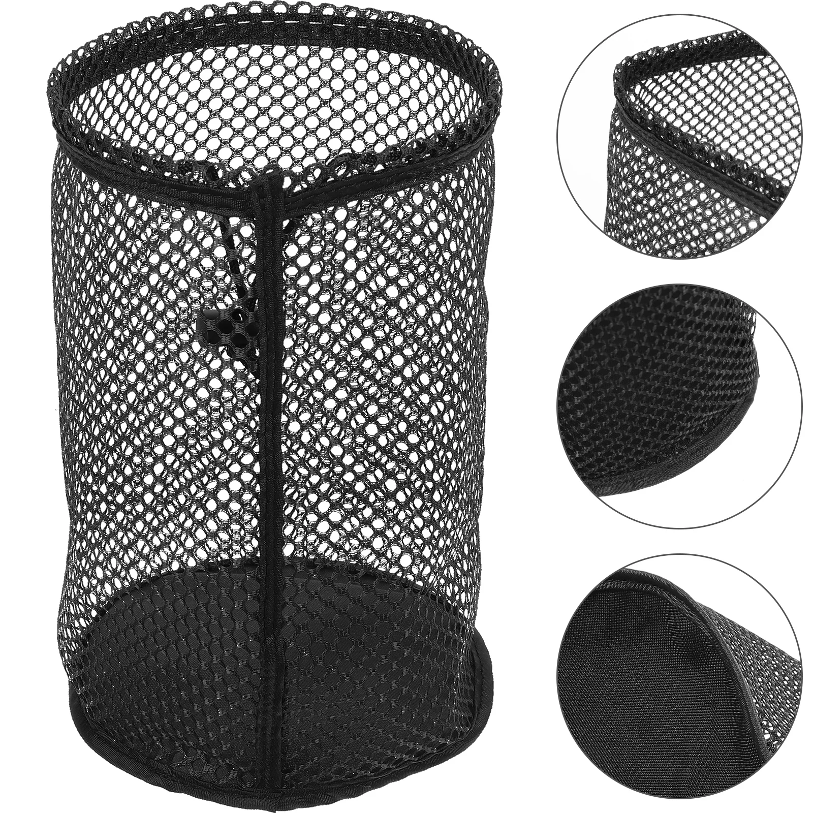 

Golf Ball Bag Carry Mesh Bags Portable Storage Pouch Drawstring Black Organizer Balls