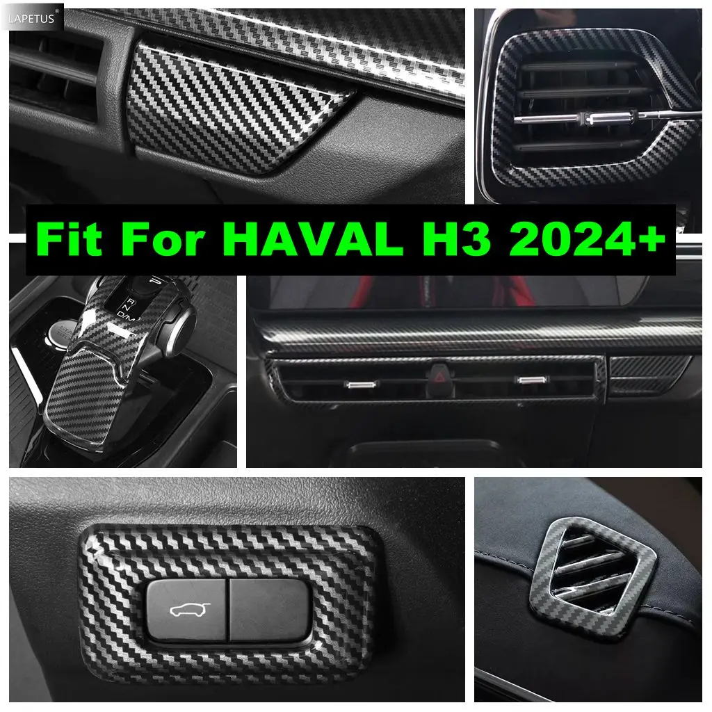 

Glove Box Panel / Dashboard Side Air AC Conditioning Outlet Vent / Gear Shift Head Cover Trim Accessories For HAVAL H3 2024 2025