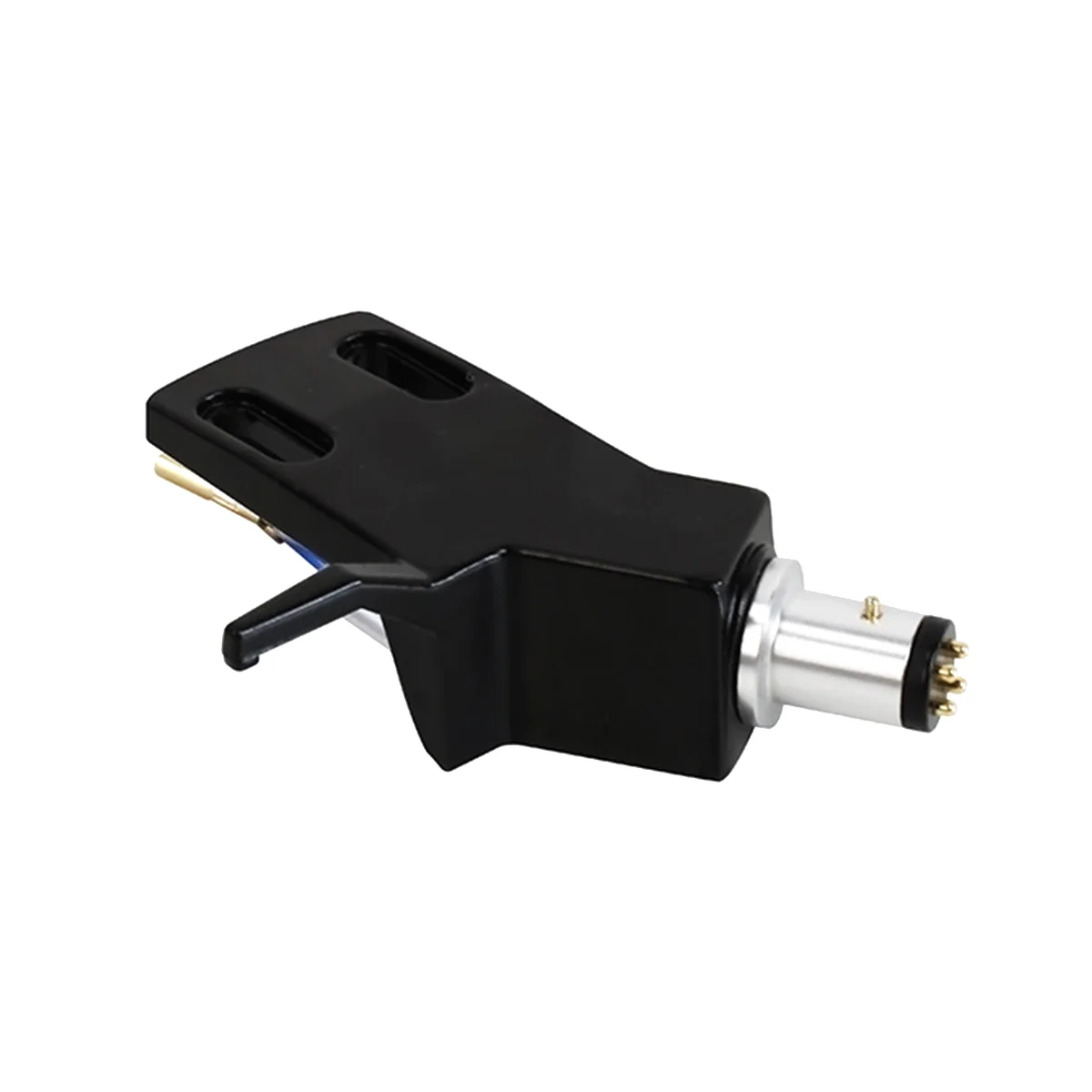 턴테이블 헤드쉘 알루미늄 합금 헤드쉘 레코드 턴테이블 바늘 교체 포노 스타일러스 카트리지 랙, 블랙