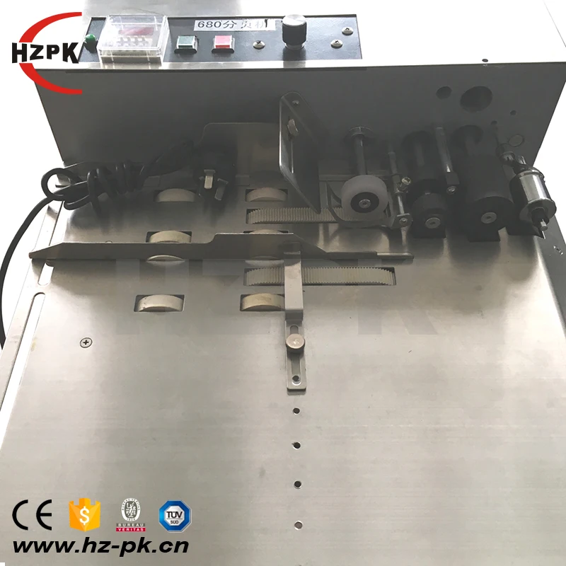HZPK Small Size Auto Portable Paging Machine Paper Numdering Counting Machine Can Combine With Pagine