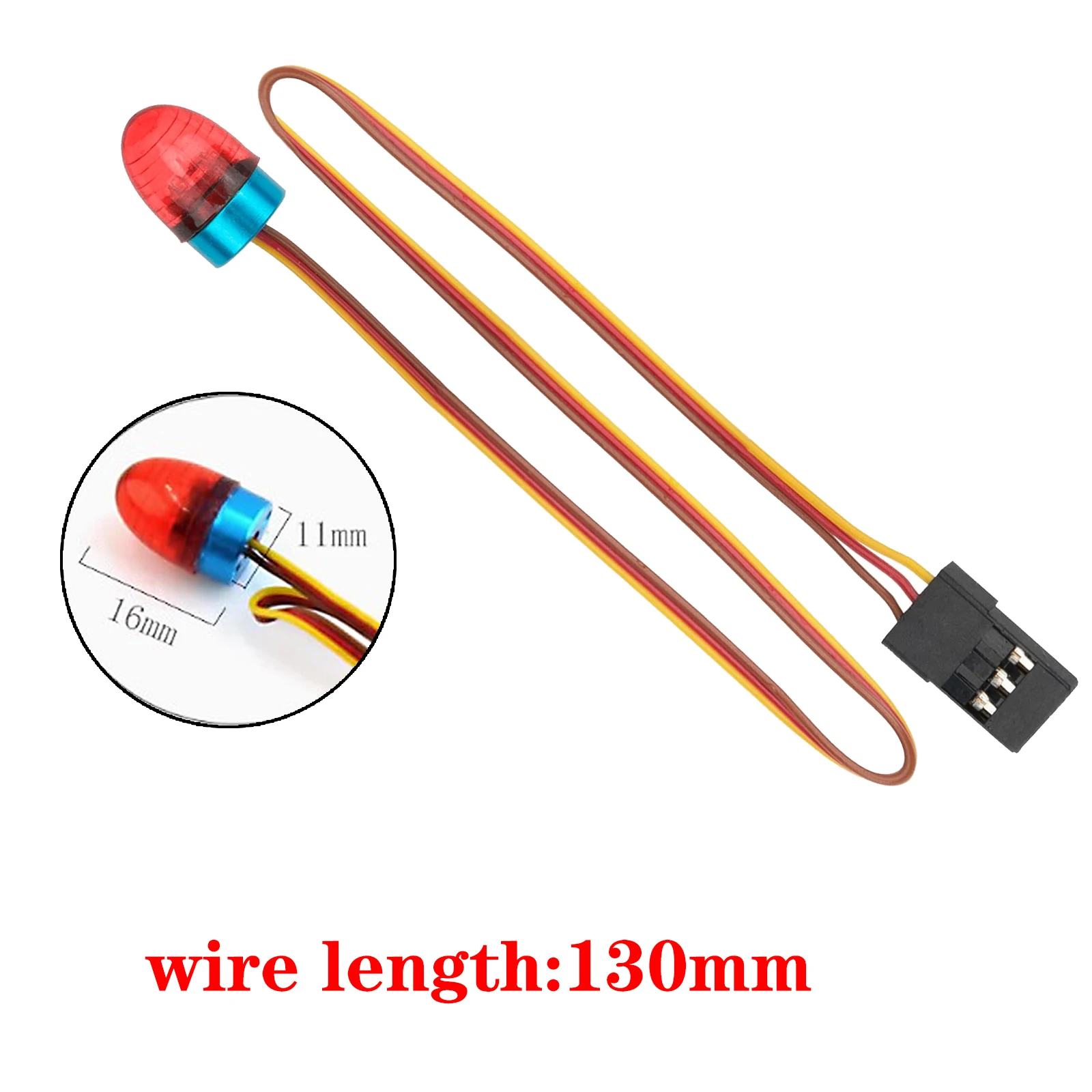 RC Flashing LED Lights Rotating Beacon Lamp Compatible with Traxxas TRX4 SCX10 1/10 RC Crawler Engineering Excavator Car