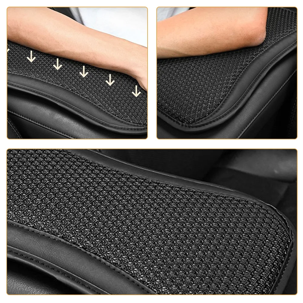 

Car Armrest Cushion Ice Silk Center Console Pad Long Term Use Comfortable Driving Experience Protection