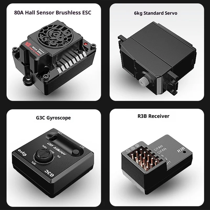 新型Mjx 10304 RCドリフトプルカー フラットラン 1/10 ブラシレスシミュレーションRCモデル 高速オフロードリモートコントロール車両