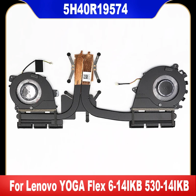 

5H40R19574 New Original For Lenovo YOGA 530-14IKB Flex 6-14IKB Cooling Fan With Heatsink AT173001DT0 High Quality Fast Ship